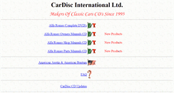 Desktop Screenshot of cardisc.com